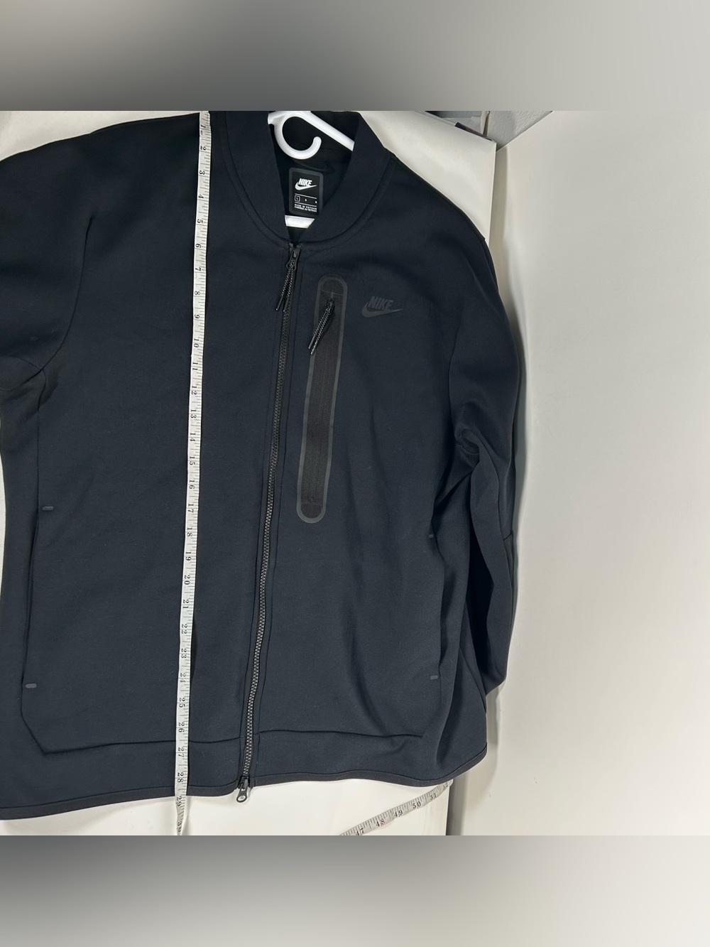 Nike Sportswear Tech Fleece Full Zip Bomber Jacket Black Men’s Large FB8008-010 - Picture 7 of 7